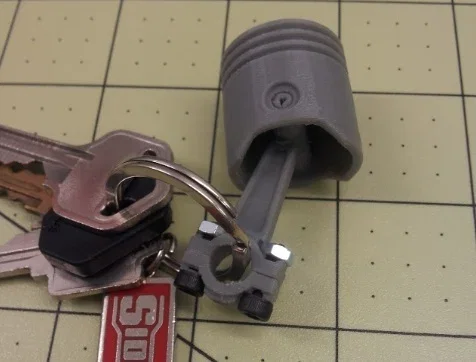 Móc khóa Piston 3D độc đáo cho tín đồ yêu xe hơi - Image 1