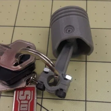 Móc khóa Piston 3D độc đáo cho tín đồ yêu xe hơi