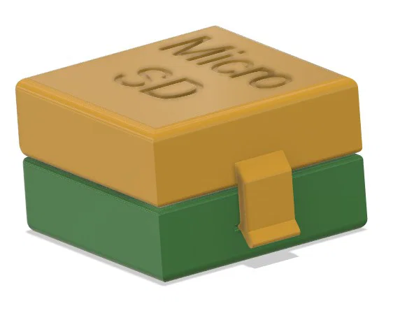 Hộp đựng thẻ nhớ Micro-SD 4 khe in 3D tiện lợi - Image 4