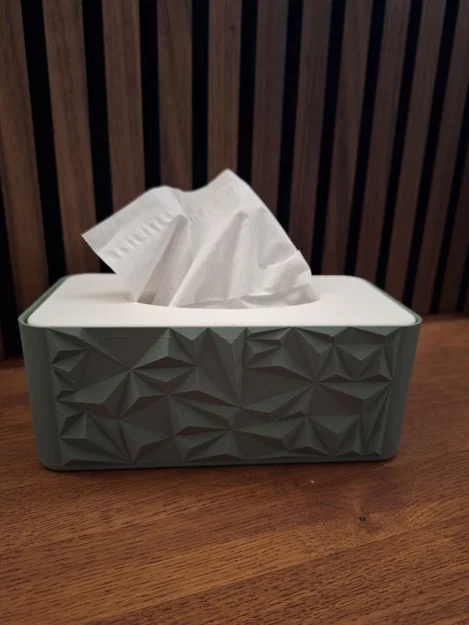 Hộp đựng khăn giấy (Tissue holder) thiết kế hình học hiện đại - Image 1