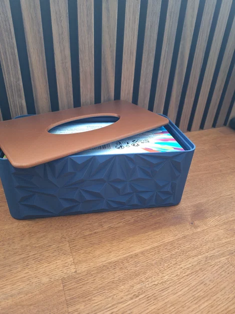 Hộp đựng khăn giấy (Tissue holder) thiết kế hình học hiện đại - Image 3