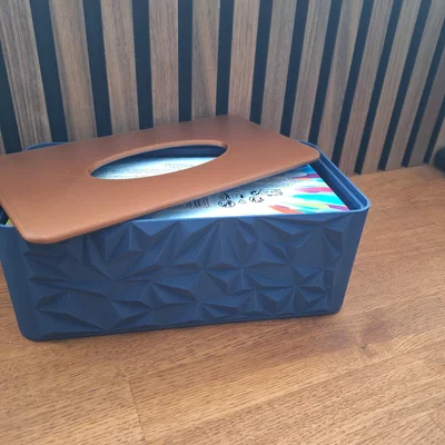 Hộp đựng khăn giấy (Tissue holder) thiết kế hình học hiện đại