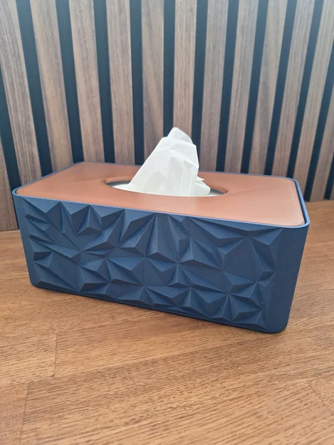 Hộp đựng khăn giấy (Tissue holder) thiết kế hình học hiện đại - Image 4