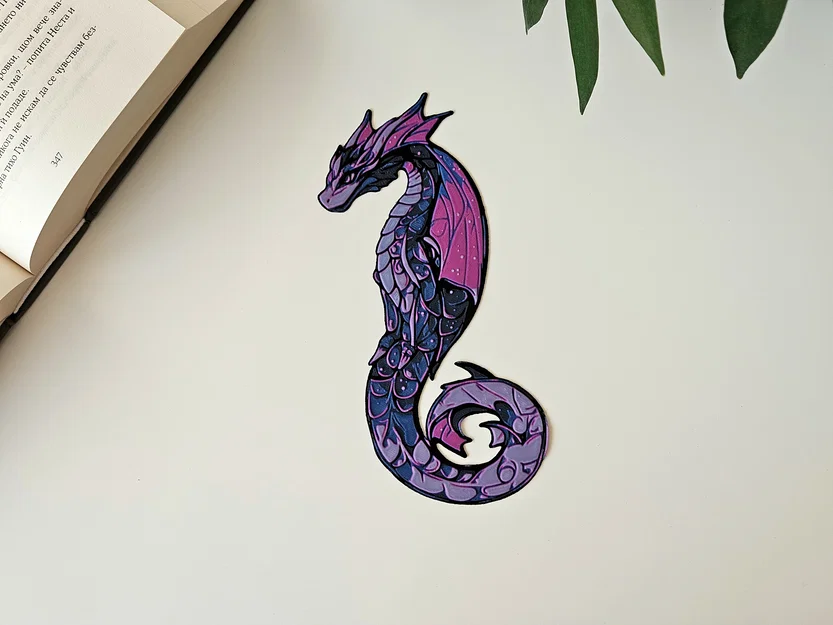 Sea Wyvern – Bookmark Rồng Biển (Dragon Bookmark) - Image 3