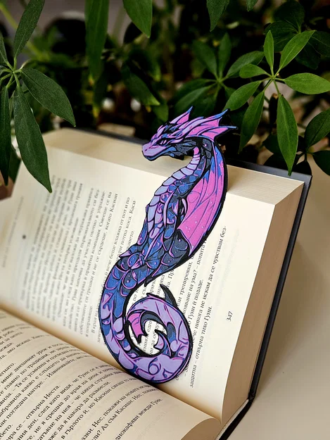 Sea Wyvern – Bookmark Rồng Biển (Dragon Bookmark) - Image 4