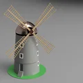Windmill – Cối xay gió trang trí sân vườn cao 266 mm - Thumbnail 1