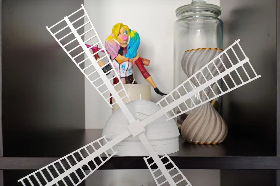 Windmill – Cối xay gió trang trí sân vườn cao 266 mm - Image 2