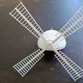 Windmill – Cối xay gió trang trí sân vườn cao 266 mm - Thumbnail 3