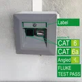 Mặt ốp tường keystone nghiêng 2x Keystone (CAT6/CAT6A) - Thumbnail 1