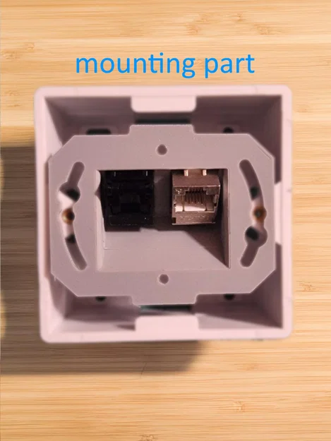 Mặt ốp tường keystone nghiêng 2x Keystone (CAT6/CAT6A) - Image 2