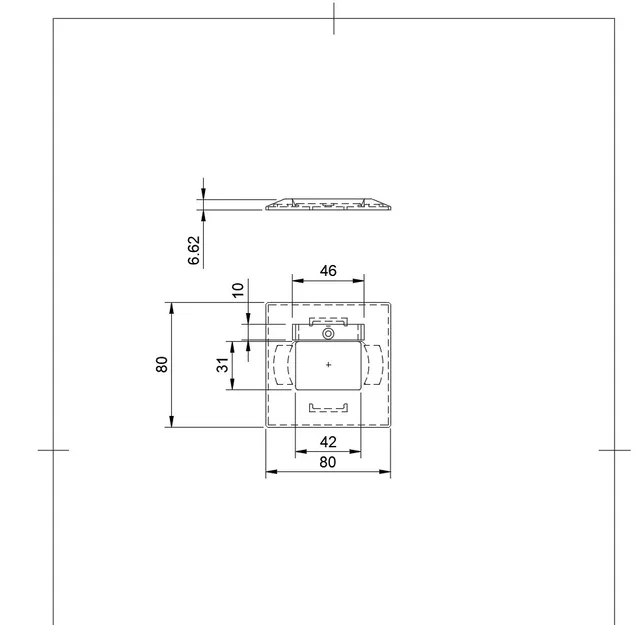 Mặt ốp tường keystone nghiêng 2x Keystone (CAT6/CAT6A) - Image 3