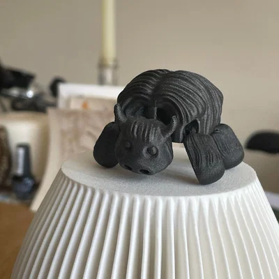 Bò Highland Nhỏ Xù Lông – Print in Place