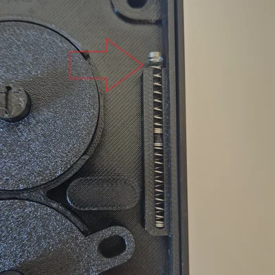 Bộ đếm cơ 7 Segment: adapter/miếng trung gian cho lò xo bút bi ngắn