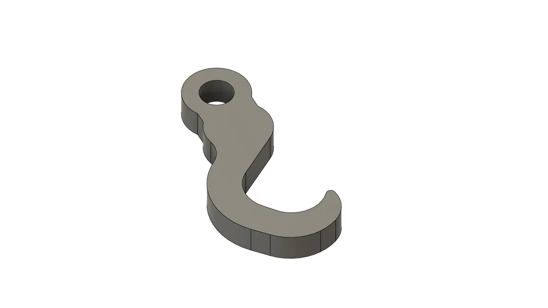 Móc Kéo Xe Đồ Chơi (Toy Towing Hook) - Phụ Kiện In 3D Dễ Dàng - Image 1