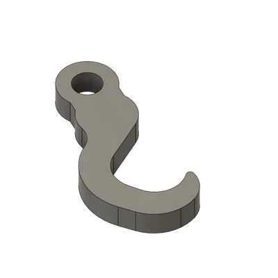 Móc Kéo Xe Đồ Chơi (Toy Towing Hook) - Phụ Kiện In 3D Dễ Dàng