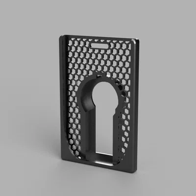Giá đỡ thẻ nhân viên kèm RSA token thiết kế tổ ong độc đáo