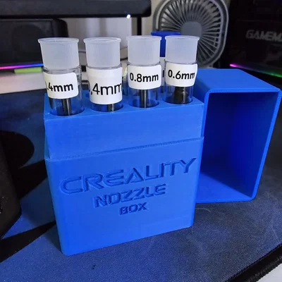 Hộp đựng đầu phun Creality K1C (Nozzle Case) in 3D tiện lợi