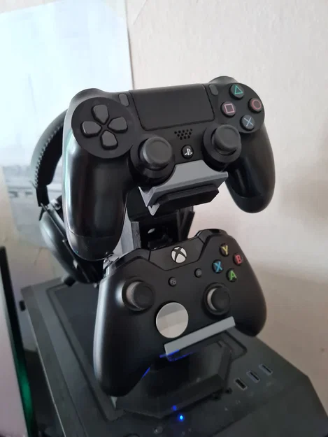 Adapter tay cầm Xbox One & PS4 cho tháp treo Controller và headset holder - Image 1