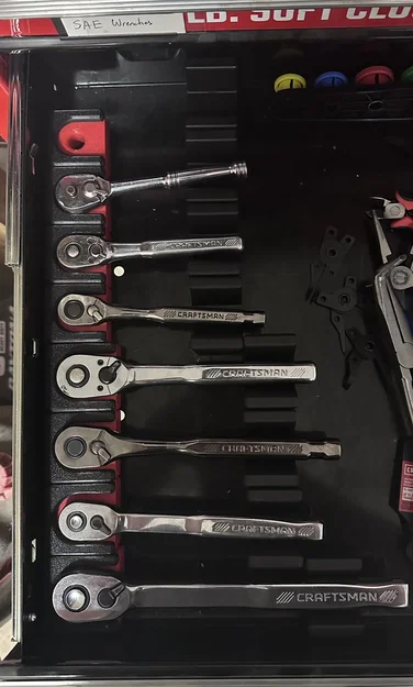Bộ Giá Sắp Xếp Cán Cần Siết (Socket Wrench) Có Nam Châm - Image 2