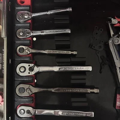 Bộ Giá Sắp Xếp Cán Cần Siết (Socket Wrench) Có Nam Châm
