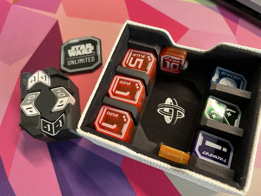 Khay in 3D đựng token Star Wars: Unlimited cho Gamegenic Deckpod - Image 1