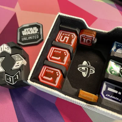 Khay in 3D đựng token Star Wars: Unlimited cho Gamegenic Deckpod