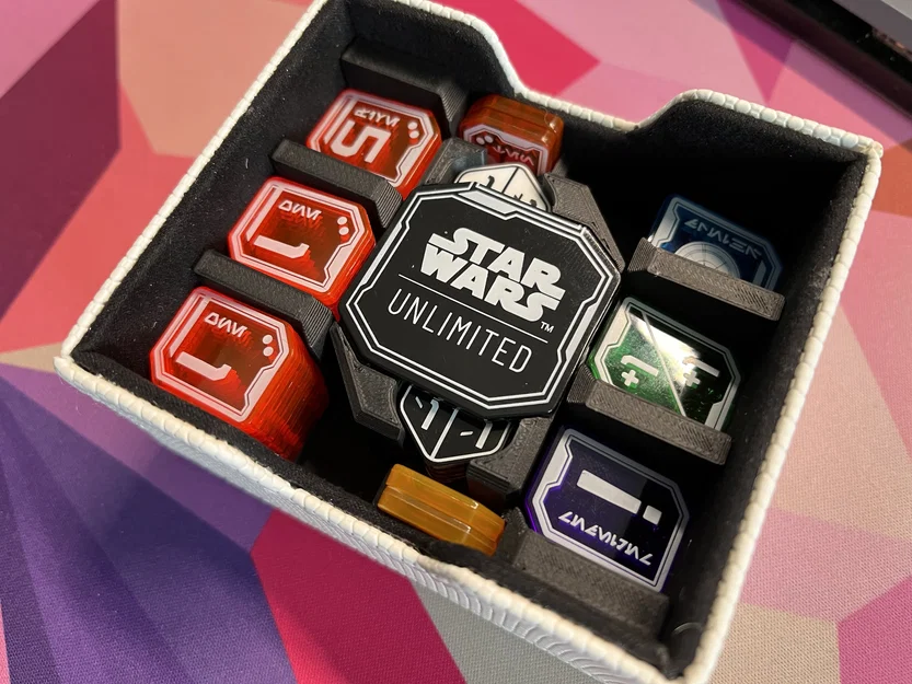 Khay in 3D đựng token Star Wars: Unlimited cho Gamegenic Deckpod - Image 2