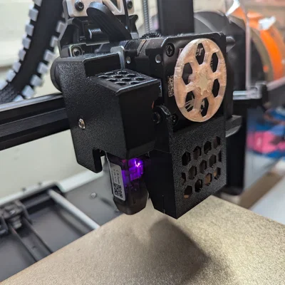 Nắp che Extruder (Ender 3 V3 SE) phiên bản rút gọn tối giản