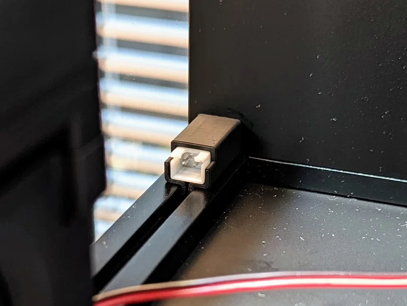 Ngàm gài snap-in JST-HX 2 pin 1515 (2-Pin JST-HX 1515 Snap-in Mount) - Image 1