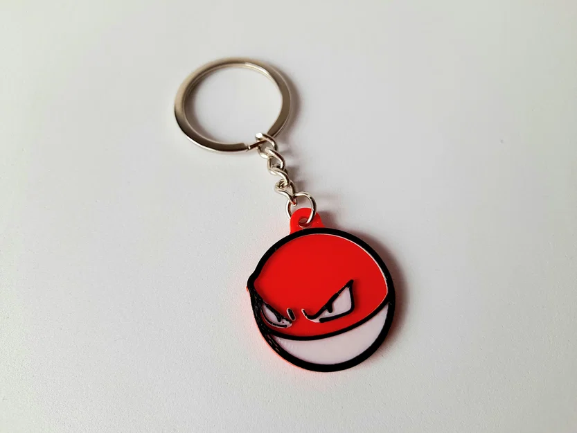 Móc khóa Pokemon Voltorb - Voltorb Pokemon Keychain - Image 1