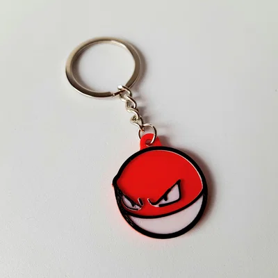 Móc khóa Pokemon Voltorb - Voltorb Pokemon Keychain
