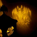 Đèn Halloween-Lamp/Halloween-Lampe (đèn bàn cho nến tealight điện) - Thumbnail 1