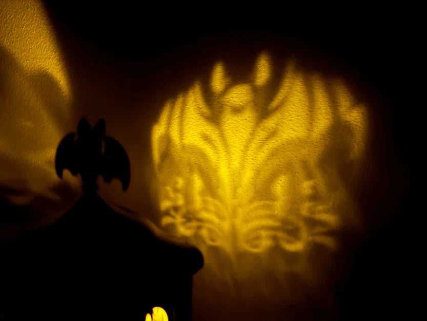 Đèn Halloween-Lamp/Halloween-Lampe (đèn bàn cho nến tealight điện) - Image 6