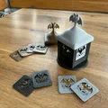 Đèn Halloween-Lamp/Halloween-Lampe (đèn bàn cho nến tealight điện) - Thumbnail 15