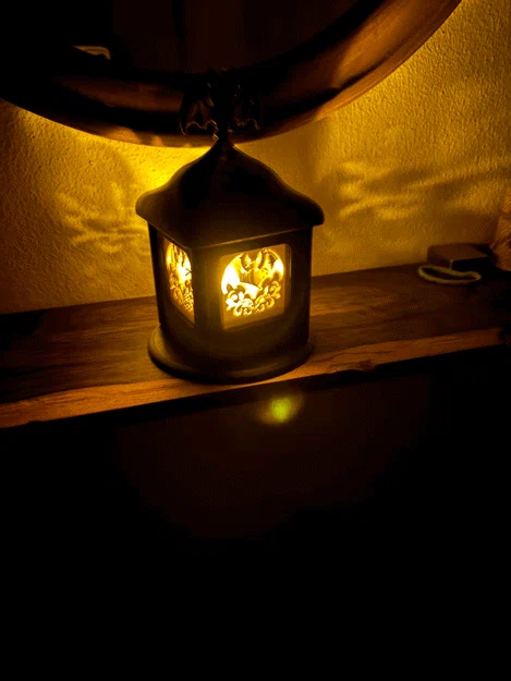 Đèn Halloween-Lamp/Halloween-Lampe (đèn bàn cho nến tealight điện) - Image 20