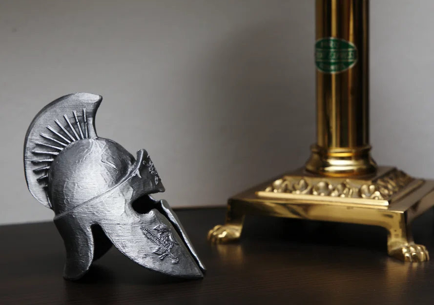 Mô hình Mũ giáp Đấu sĩ (Gladiator's Helmet) làm chặn giấy trang trí - Image 3