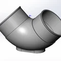 Cút ống gió RV 4 inch góc 90° cho heater - Thumbnail 1