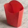 Hộp đựng khoai tây chiên (French Fries container) dạng gấp - Thumbnail 1