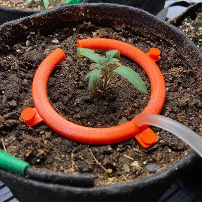 Vòng tưới nhỏ giọt (Drip Irrigation Ring) cho cây trồng chậu