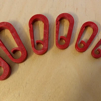 Camping Carabiner 20mm - 55mm (Carabiner cường lực, parametric Freecad)