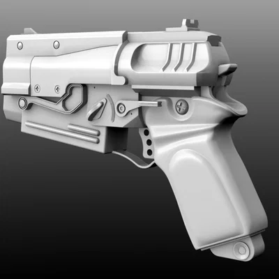 Mô hình súng 10mm Pistol từ game Fallout 4 - In 3D cực chất