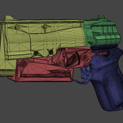 Mô hình súng 10mm Pistol từ game Fallout 4 - In 3D cực chất