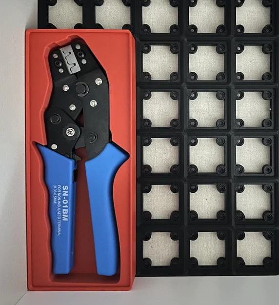 Khay đựng Gridfinity cho kìm bấm cos SN-01BM (SN-01BM Crimping Tool) - Image 1