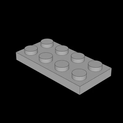 Tấm gạch lắp ráp 2x4 tương thích Lego - Tự in 3D tại nhà