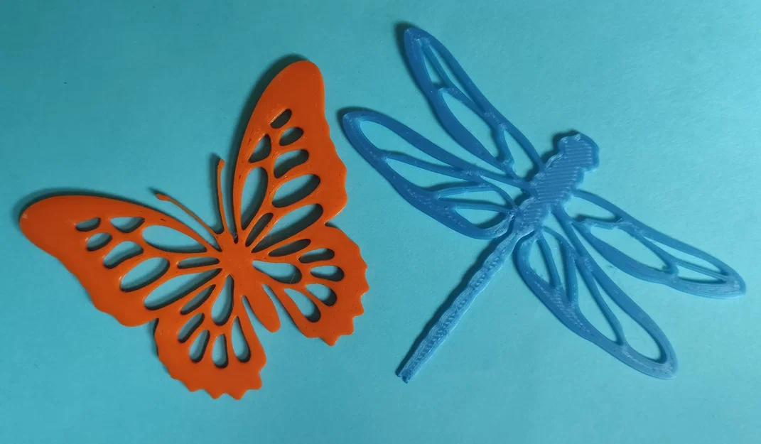 Mô hình trang trí bướm và chuồn chuồn in 3D tuyệt đẹp - Image 1