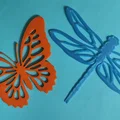 Mô hình trang trí bướm và chuồn chuồn in 3D tuyệt đẹp - Thumbnail 1
