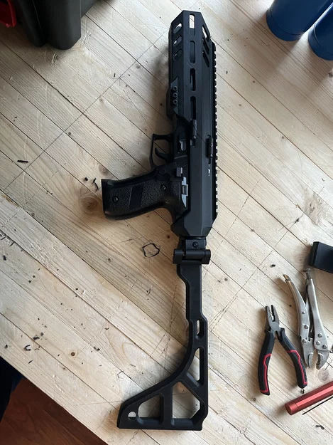 Bộ khung Carbine Kit Firefly cho Airsoft P226 (In 3D) - Image 3