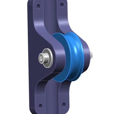 Puly dọc (Pulley vertical | Umlenkrolle vertikal)