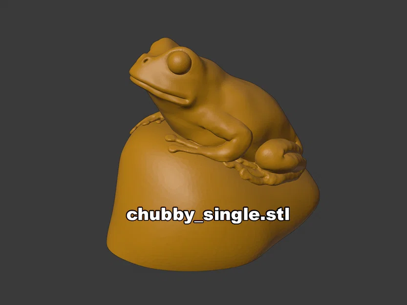 Mô hình ếch 3D trên đá (Frog on a rock) - Image 9