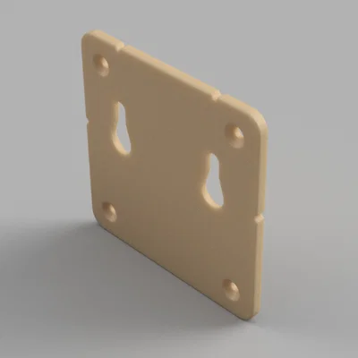 Tấm VESA 75x75mm cố định (Vesa mount plate 75x75mm fixed)